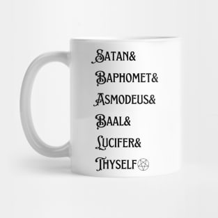 Hail List Satan Mug